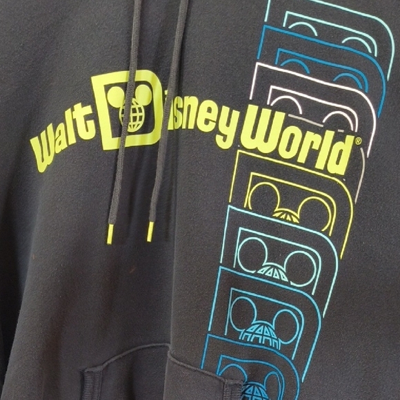 Disney Adult Black Pullover Hoodie , Size XL - Picture 2 of 9